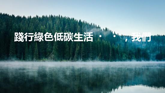 踐行綠色低碳生活，我們從哪些方面入手？.